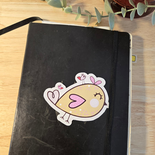 3in sticker - GOLDEN SPARROW