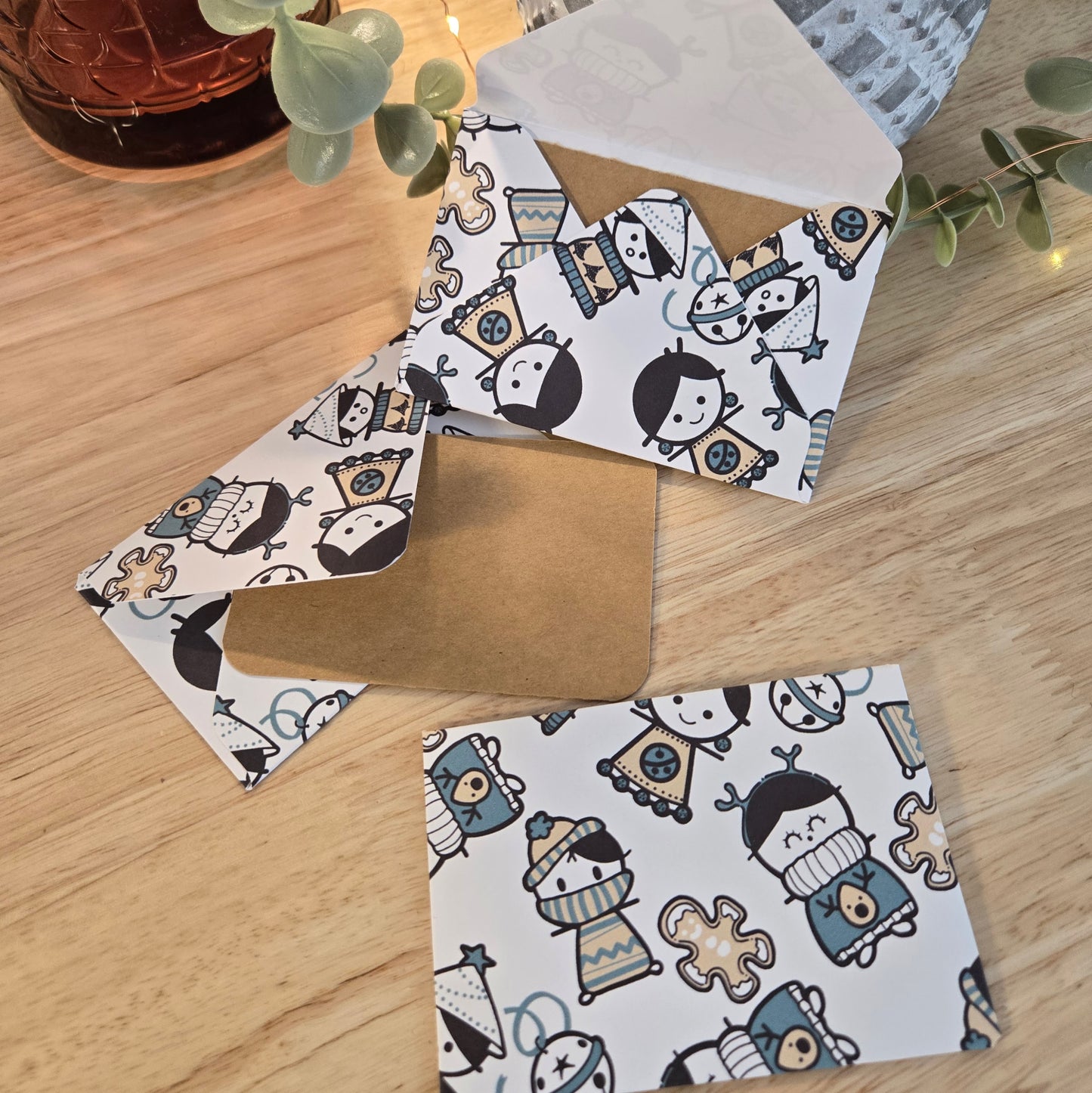 ensemble d'enveloppes de cartes-messages - CHANDAILS MOCHES