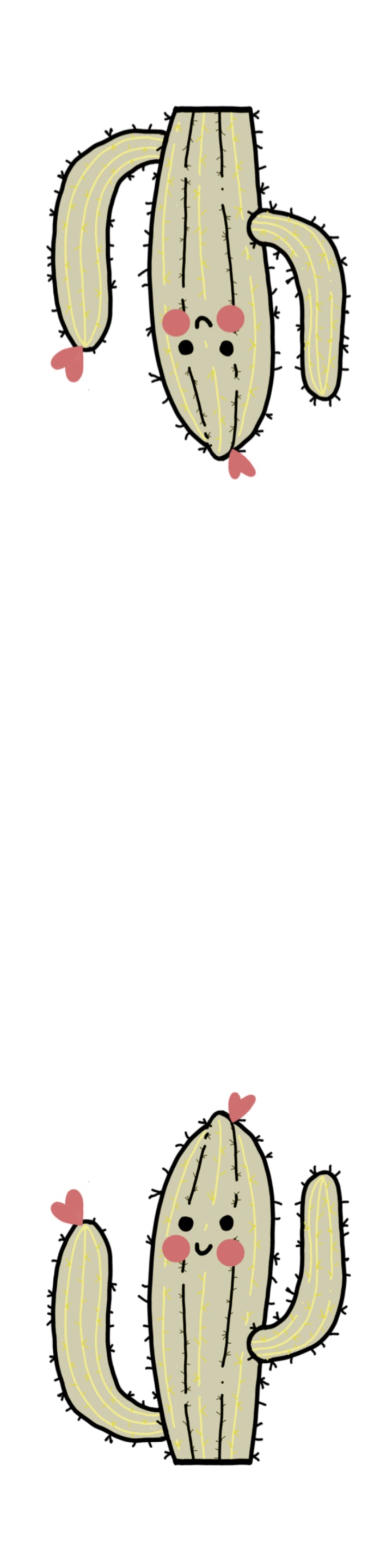 minis signets magnétiques - JOYEUX CACTUS