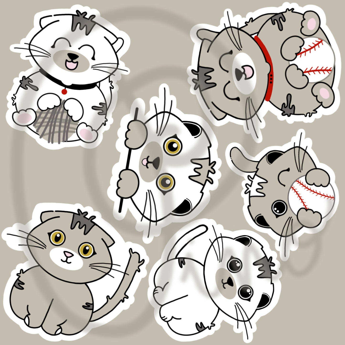 ensemble d'autocollants 2po - LEOPOLD