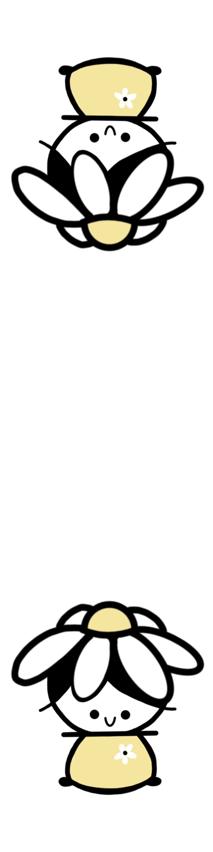 duo de petits signets magnétiques - MARGUERITE