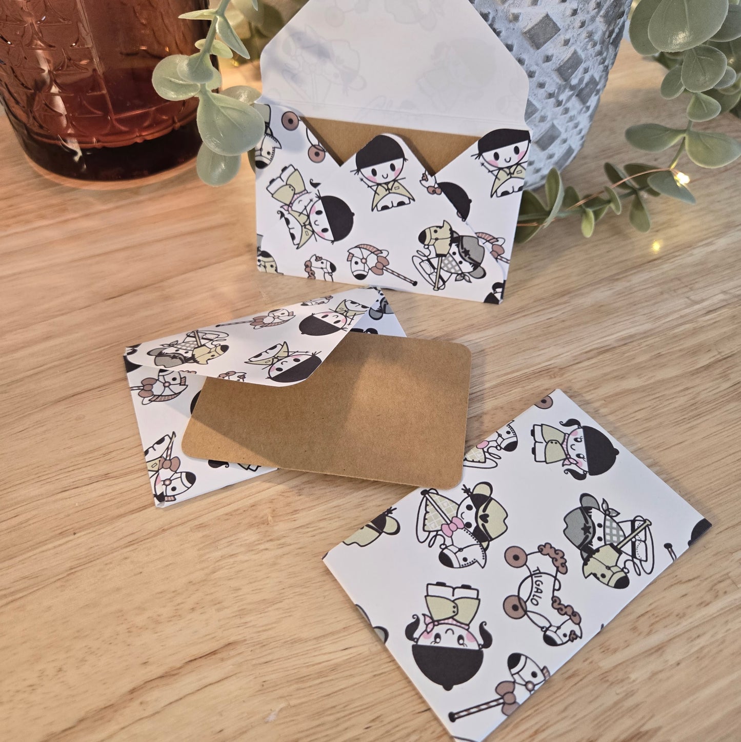 ensemble d'enveloppes de cartes-messages - TIGALO