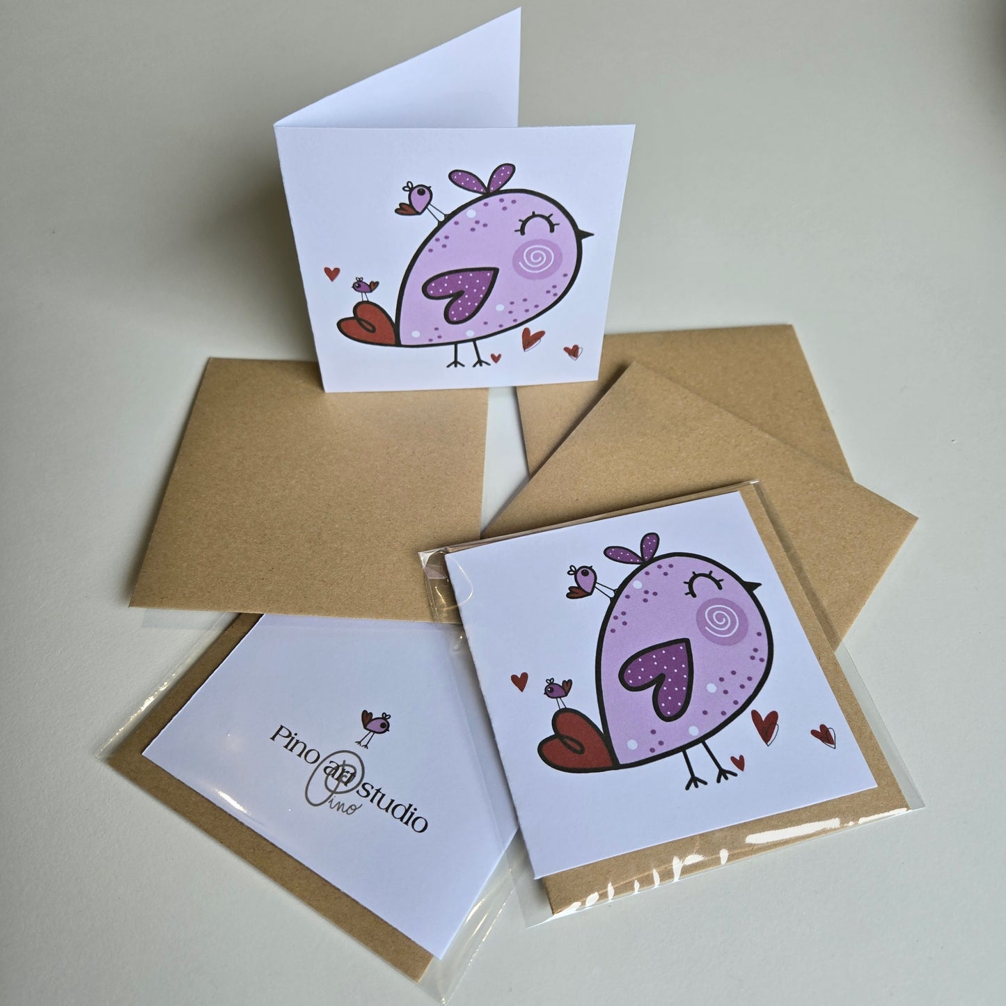 GC.001 | greeting card - LOVELY BIRDIE