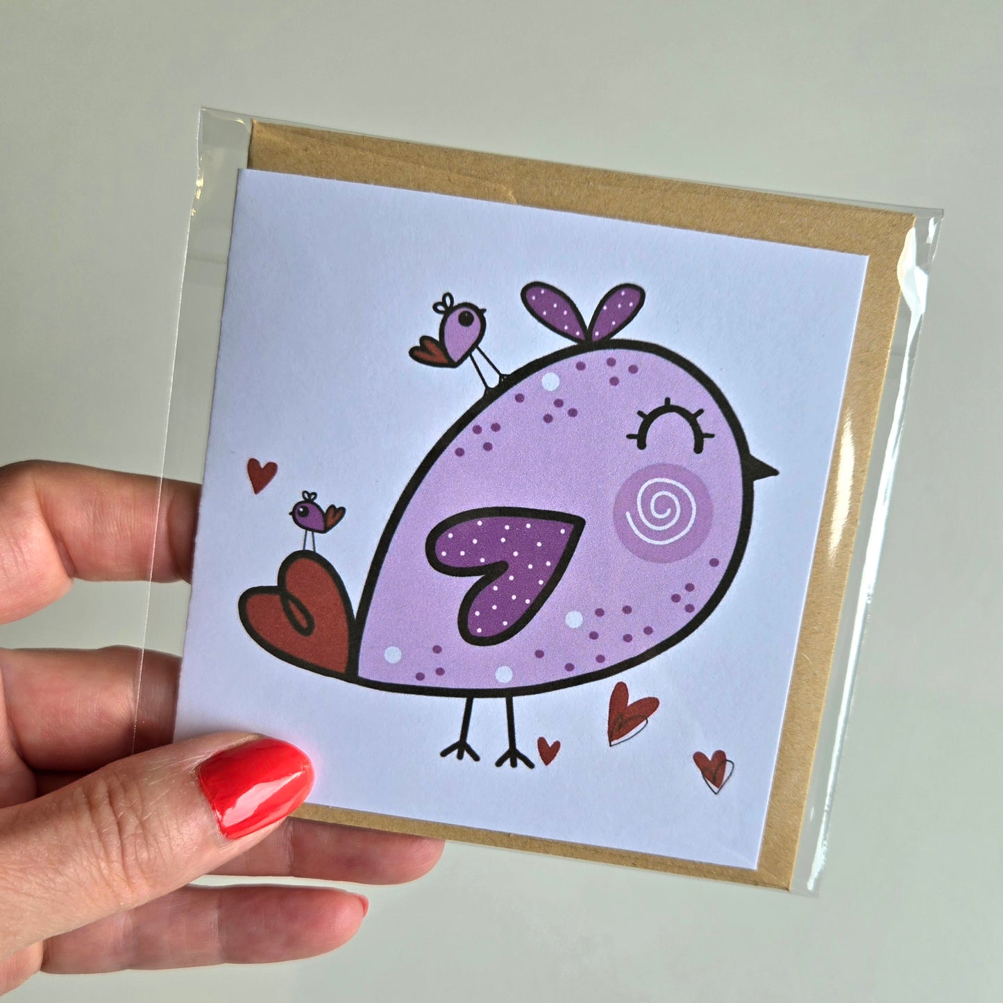 GC.001 | greeting card - LOVELY BIRDIE