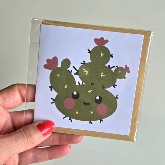 GC.004 | greeting card - HAPPY CACTUS