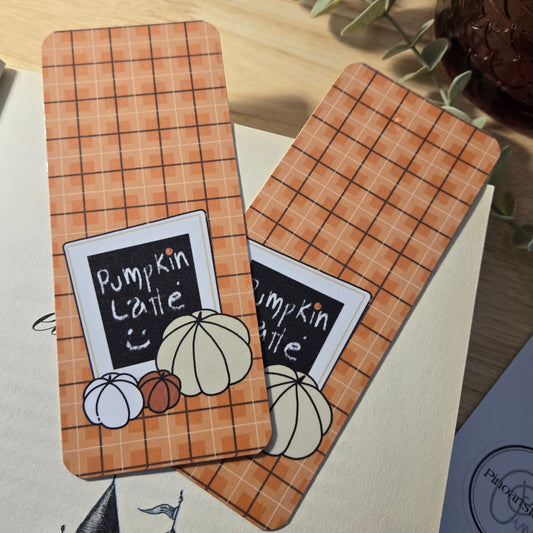 BM.006 | bookmark - PUMPKIN LATTE