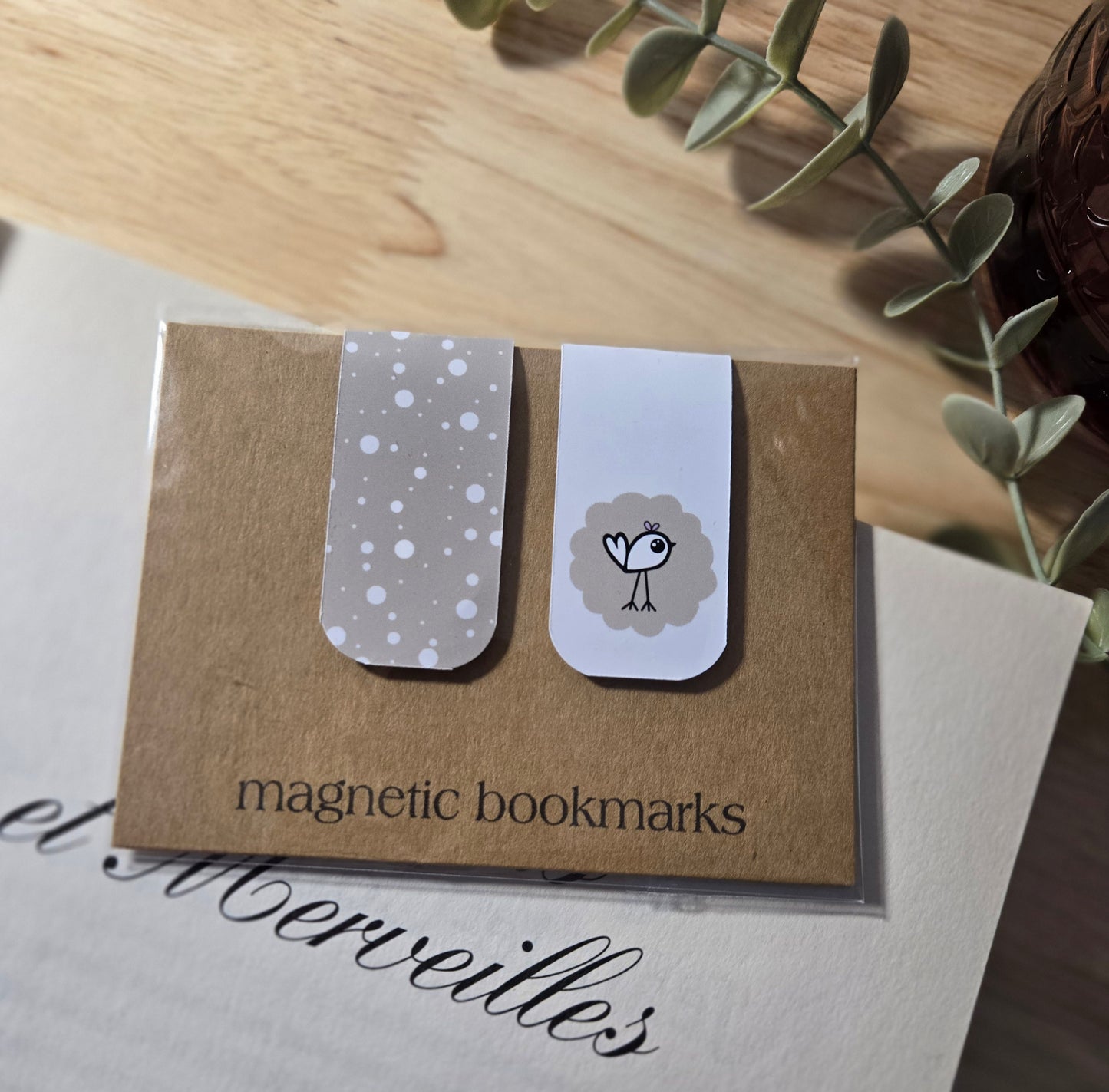 MBM.002 | magnetic bookmarks - LOVELY BIRDIE minis