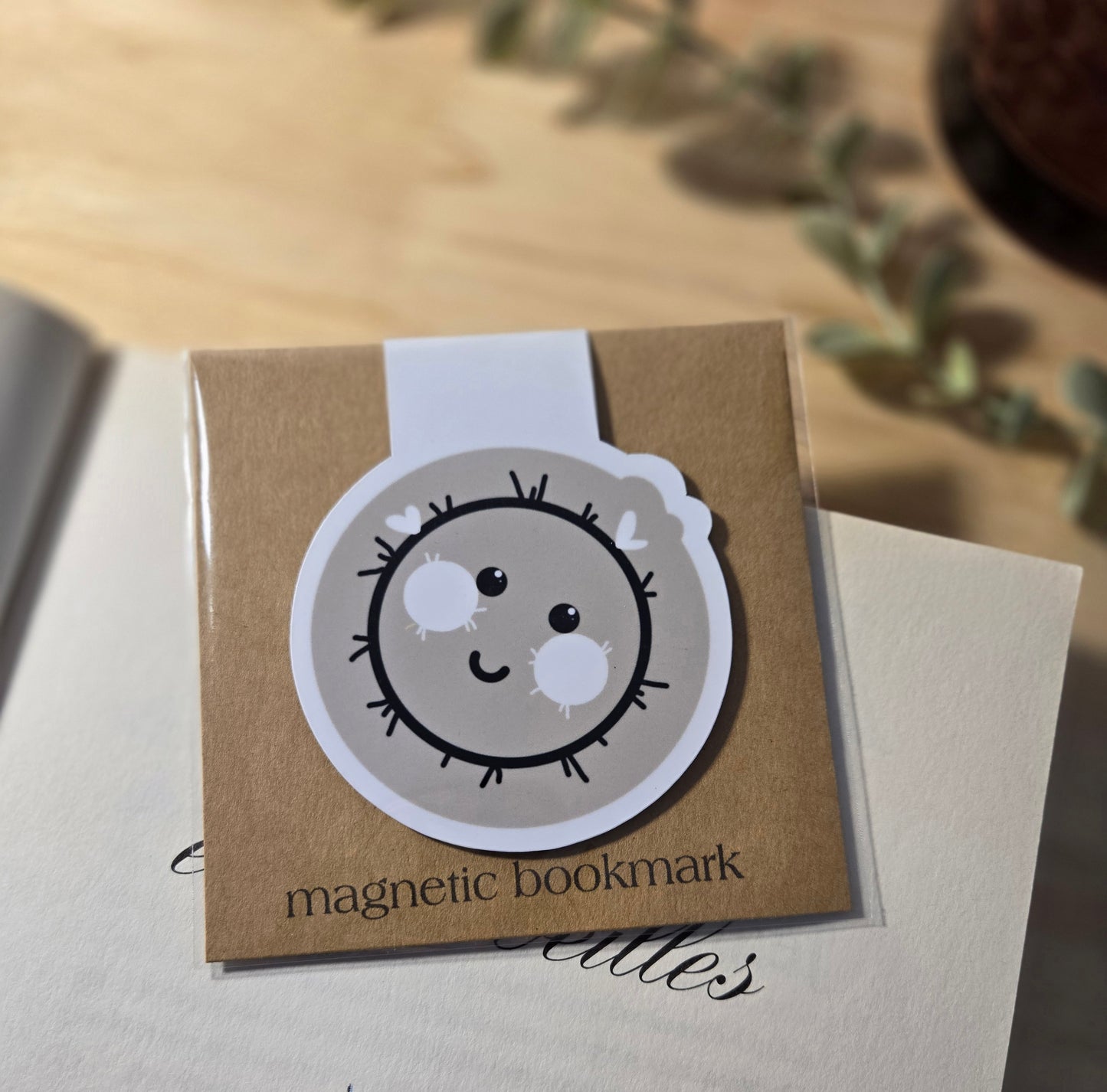 MBM.007 | magnetic bookmark - HAPPY CACTUS