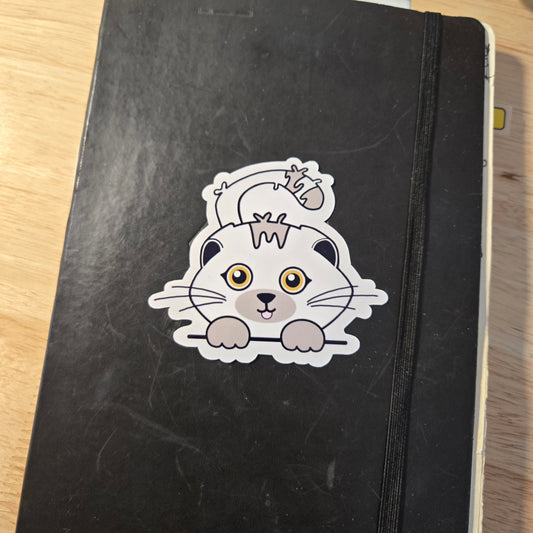 3in sticker - HELLO LEOPOLD