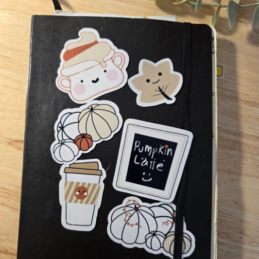 SK.006 | sticker kit - PUMPKIN LATTE