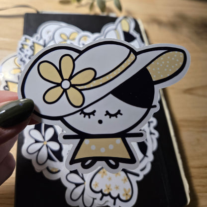 ST.004  | sticker - DAISY HAT