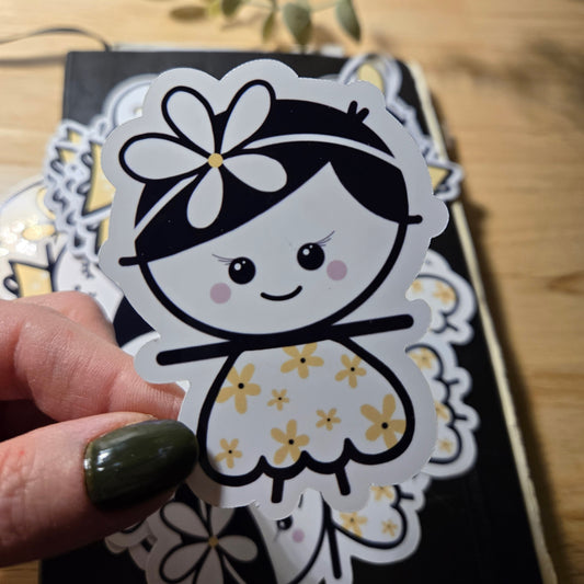 ST.003  | sticker - DAISY DRESS