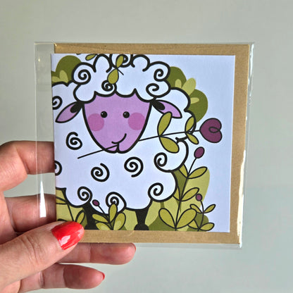 greeting card - CURLY