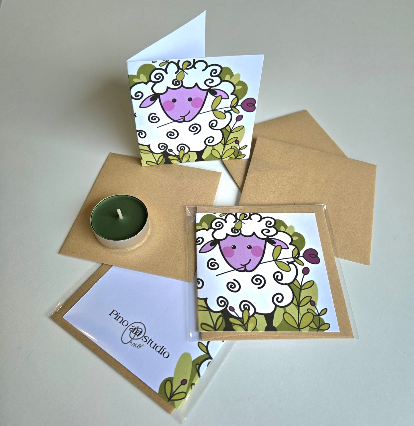 greeting card - CURLY