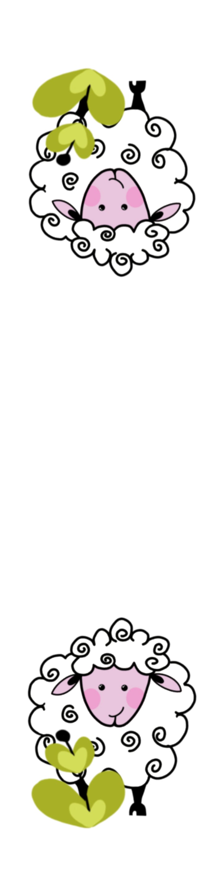 small magnetic bookmarks - CURLY 