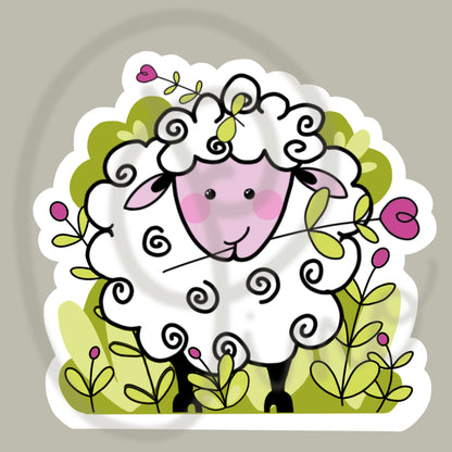 3in sticker - MEADOW SHEEP