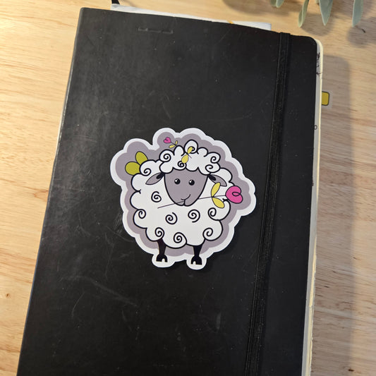 3in sticker - CURLY