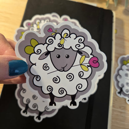 3in sticker - CURLY