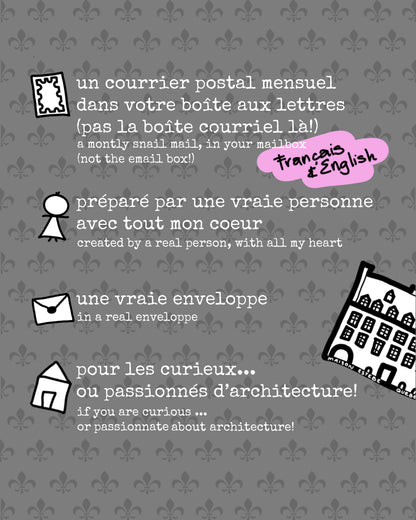THE BLUEPRINT MAIL CLUB | monthly "snail mail"