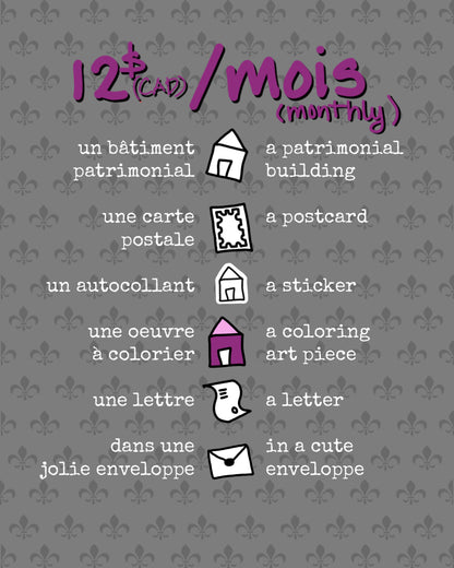 THE BLUEPRINT MAIL CLUB | monthly "snail mail"