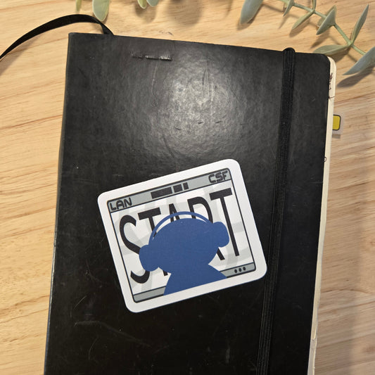 3in sticker - START