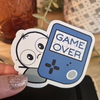 3in sticker - GAME OVER