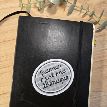 3in sticker - GAMER IS MY THERAPY