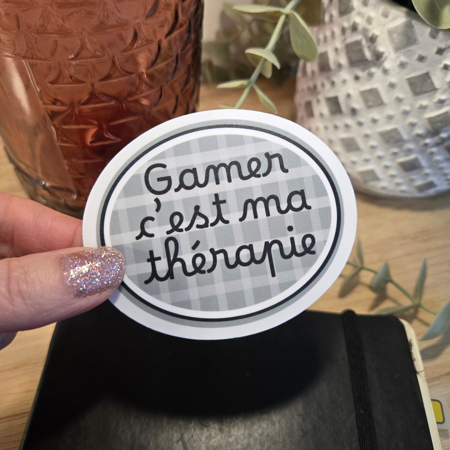 3in sticker - GAMER IS MY THERAPY