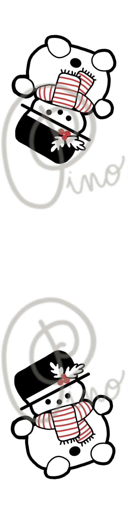 MBM.020 | mini magnetic bookmarks - Canadian Winter