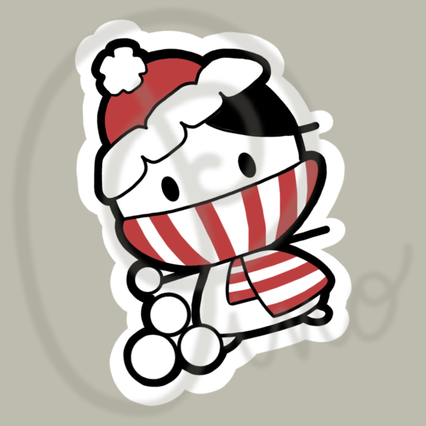 3in sticker - THE TOQUE