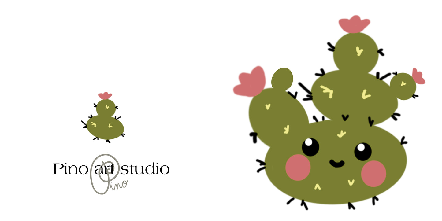 greeting card - HAPPY CACTUS