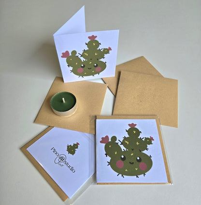 greeting card - HAPPY CACTUS