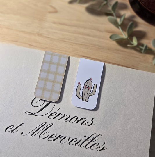 minis signets magnétiques - JOYEUX CACTUS