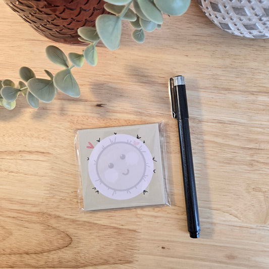 mini bloc-notes  -  FACE DE CACTUS