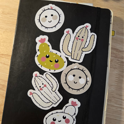 sticker set - HAPPY CACTUS