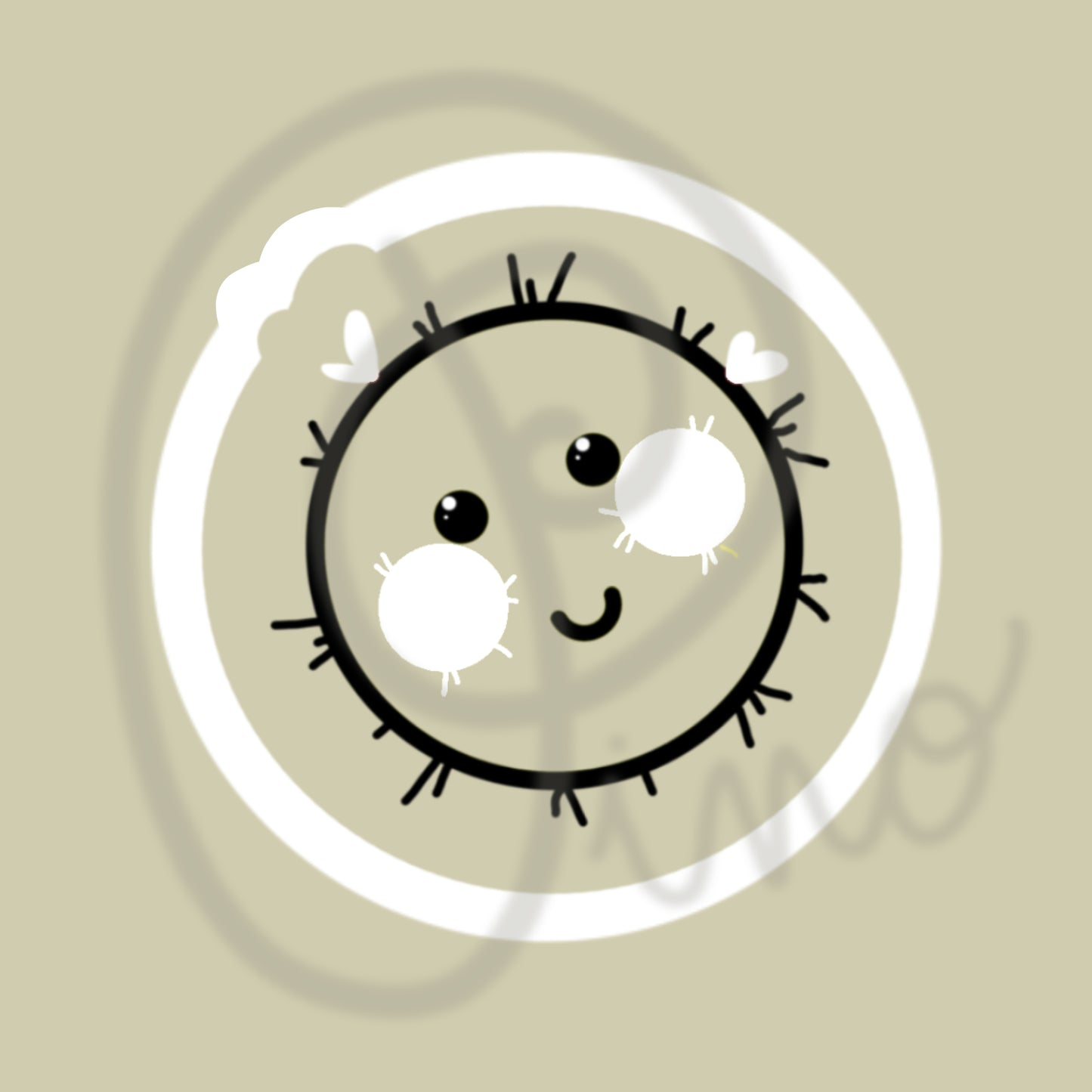 3in sticker - CACTUS FACE