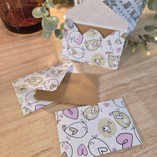 ensemble d'enveloppes de cartes-messages - JOLI MOINEAU