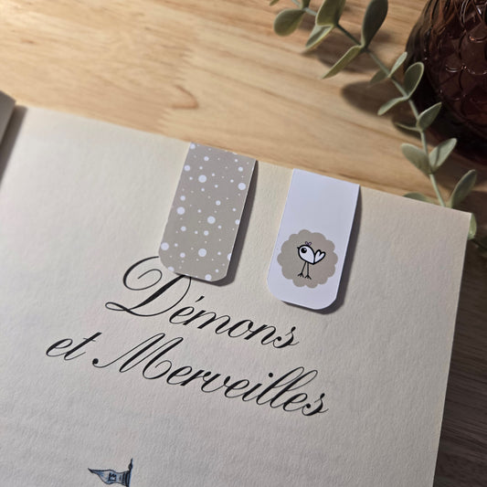 duo de petits signets magnétiques - JOLI MOINEAU