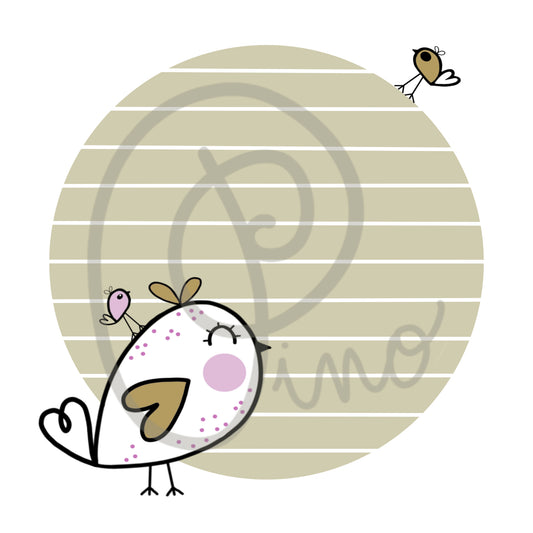 small notepad - PRETTY SPARROW