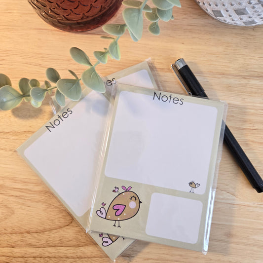 notepad - PRETTY SPARROW