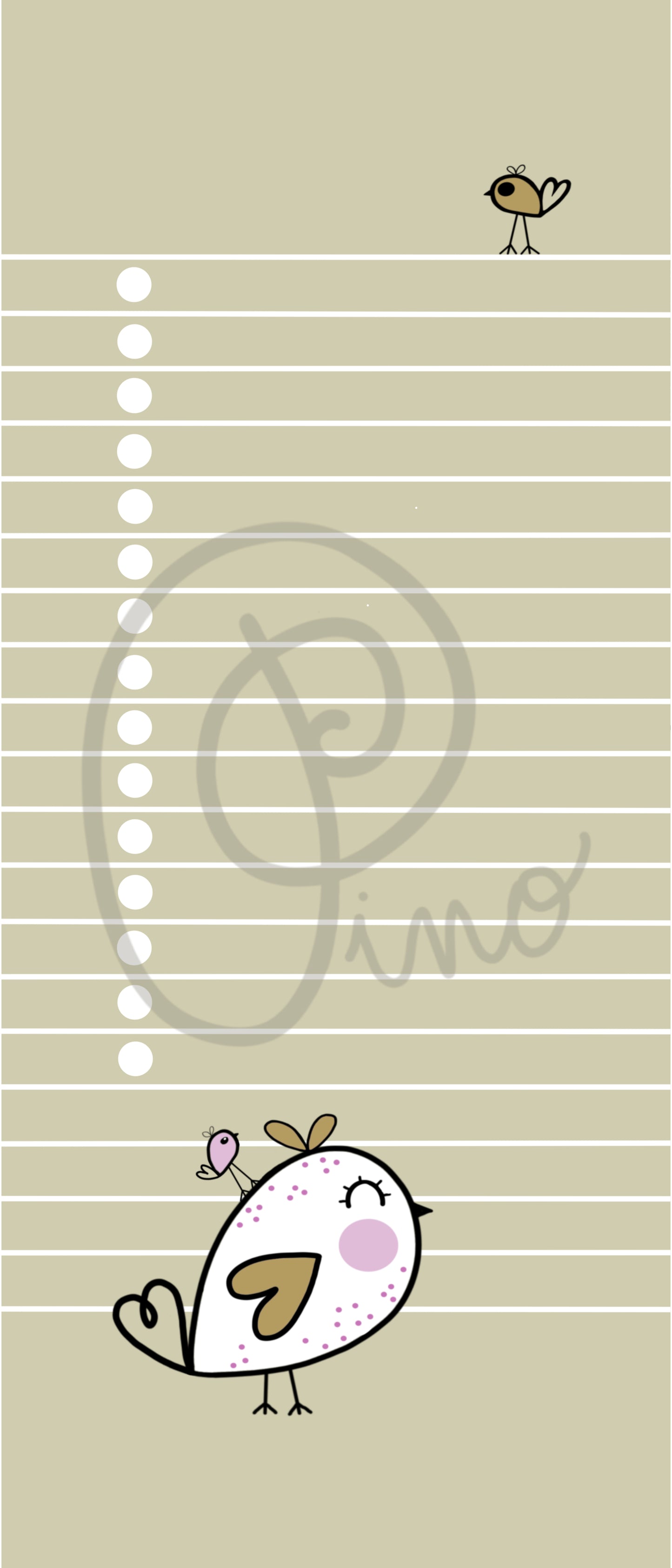 bloc-notes liste - JOLI MOINEAU