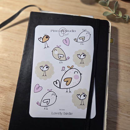 feuille d'autocollants - JOLI MOINEAU