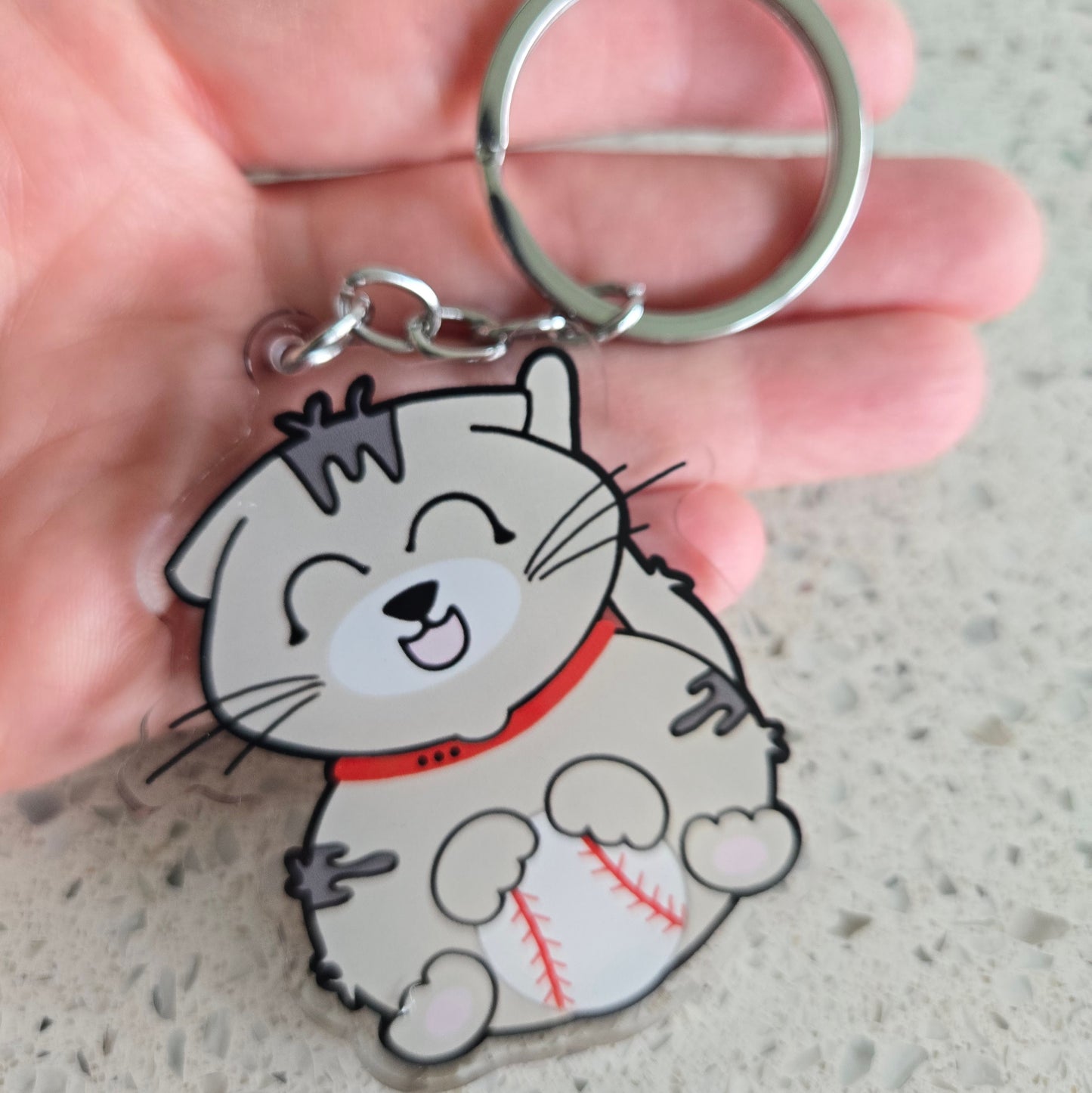 porte-clés en acrylique - LEOPOLD