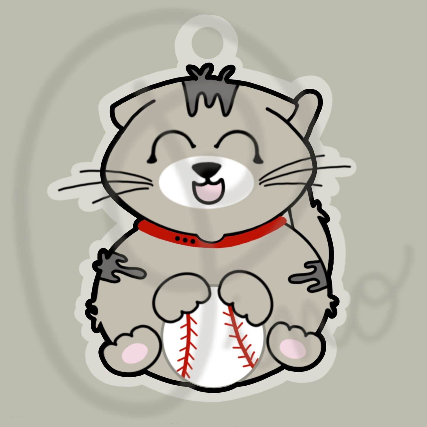 porte-clés en acrylique - LEOPOLD