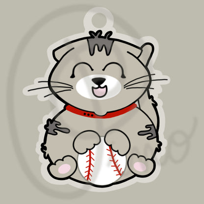 porte-clés en acrylique - LEOPOLD