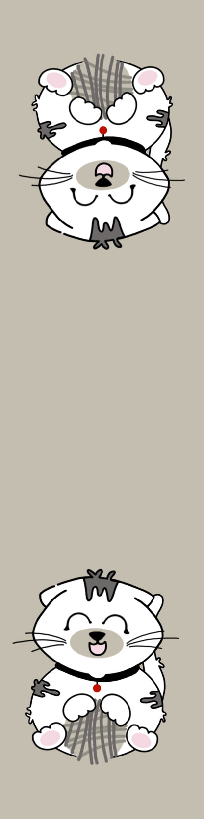 duo de petits signets magnétiques - LEOPOLD