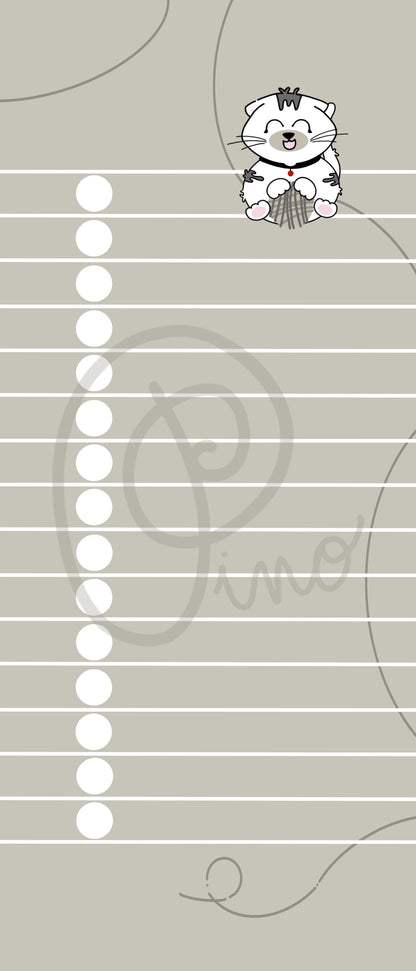 bloc-notes liste - LEOPOLD