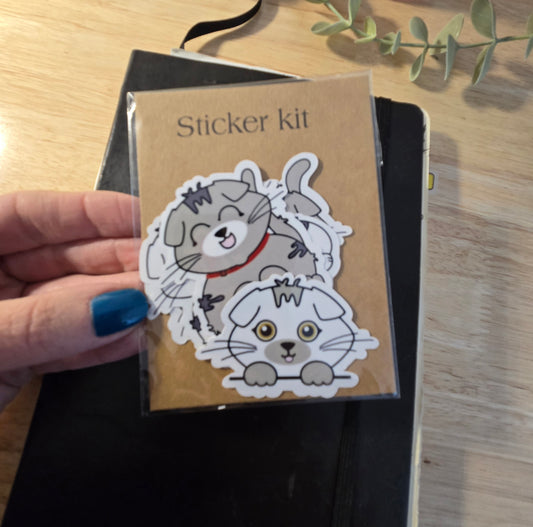 2in sticker set - LEOPOLD