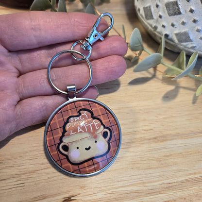 keychain - PUMPKIN LATTE