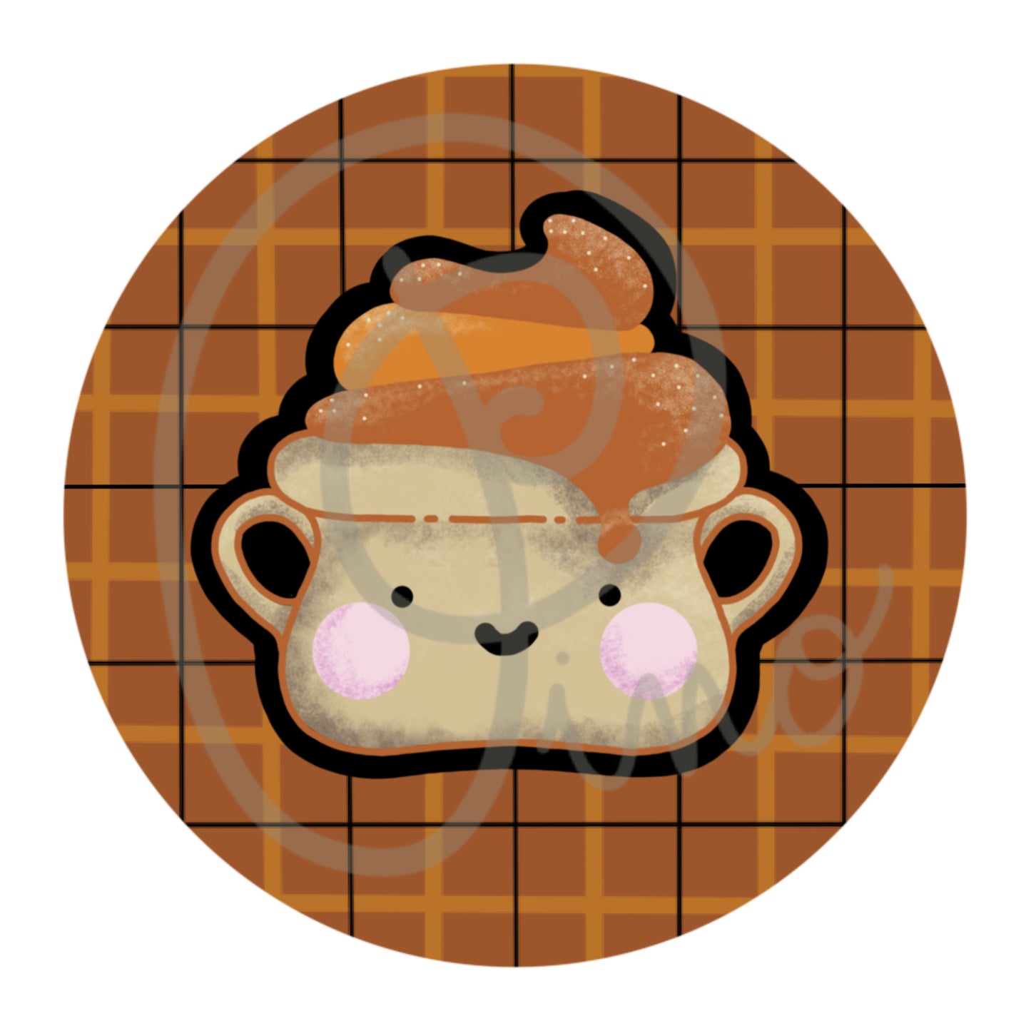 keychain - PUMPKIN LATTE